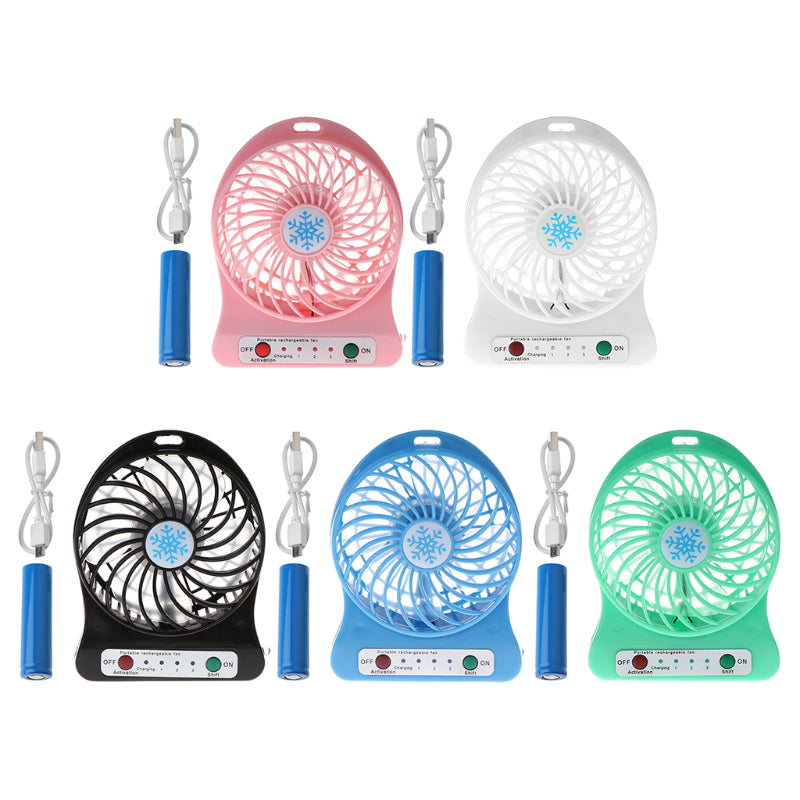 Portable Mini Multi-Functional USB Rechargeable Fan
